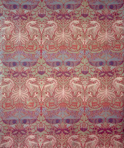 Peacock and Dragon, manufactured by Morris & Co., 1878 by William Morris